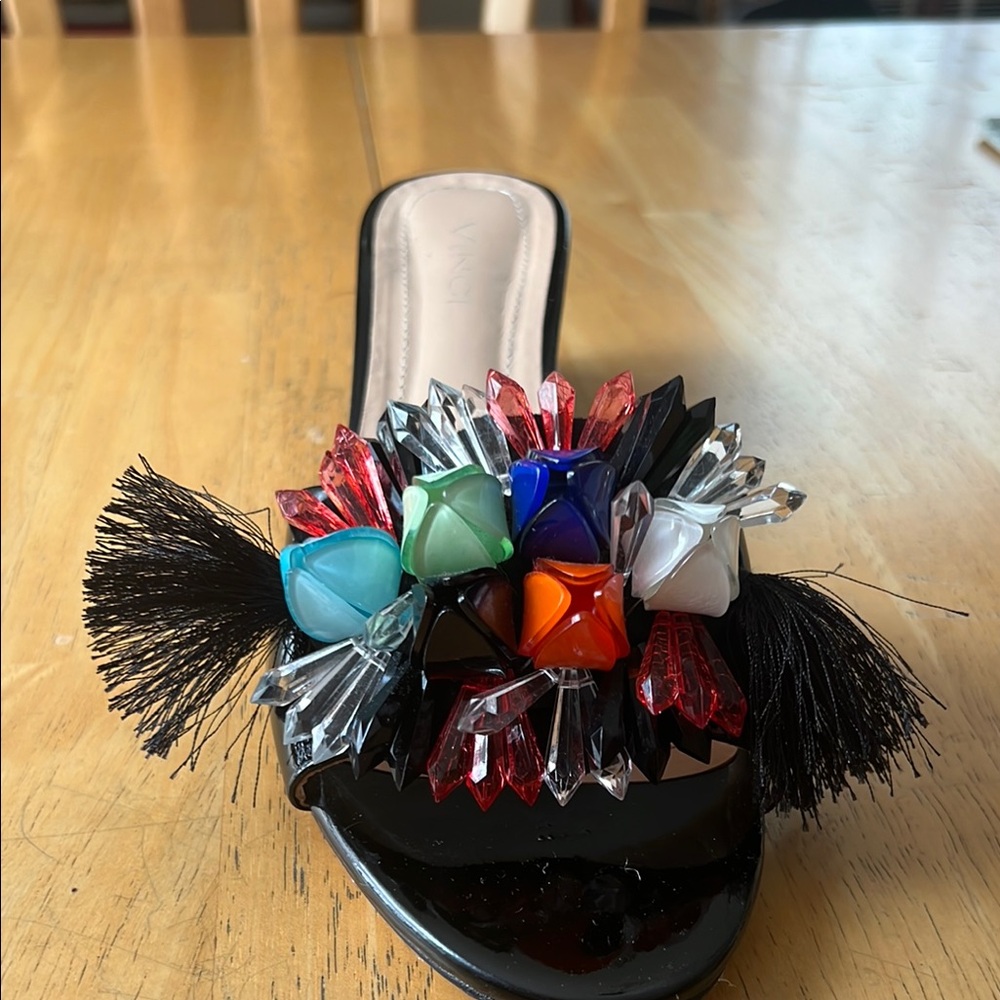 Vibrant Embellished Women's Mules